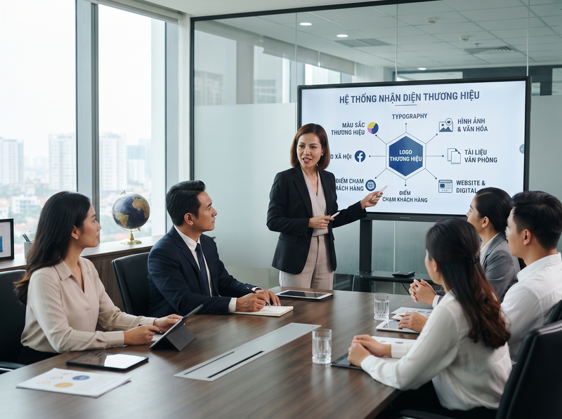 Bộ nhận diện doanh nghiệp và các thành phần quan trọng