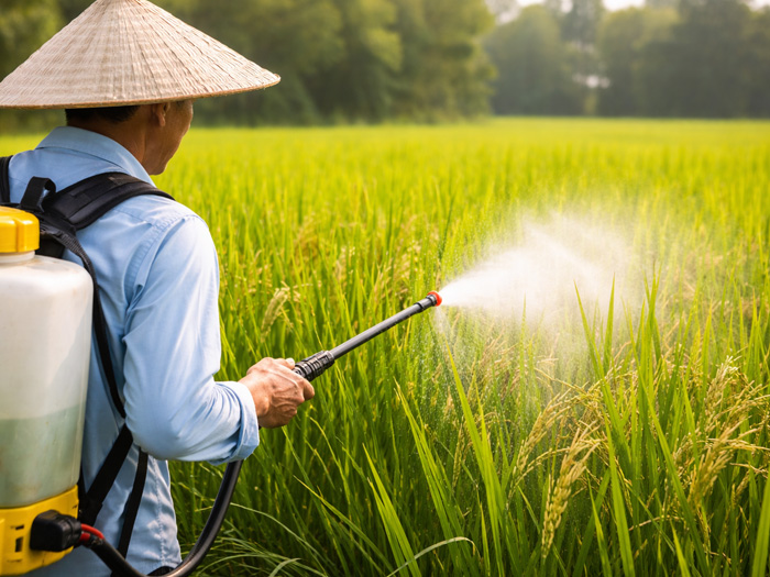 Cách trị bệnh đạo ôn trên lúa giúp hạn chế lây lan nhanh