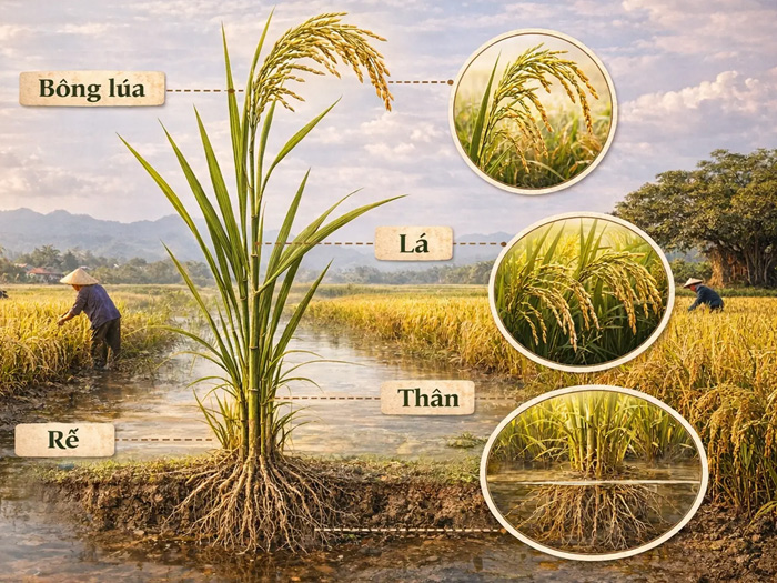 Cây lúa nước thuộc nhóm thực vật nào? Cách trồng và chăm sóc