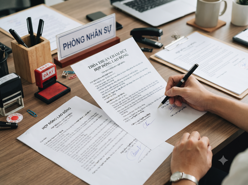 Quy trình chấm dứt hợp đồng lao động đúng quy định