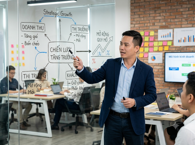Các chiến lược tăng trưởng doanh nghiệp theo từng giai đoạn