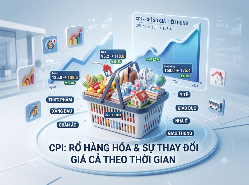 CPI và tác động đến doanh nghiệp, người tiêu dùng