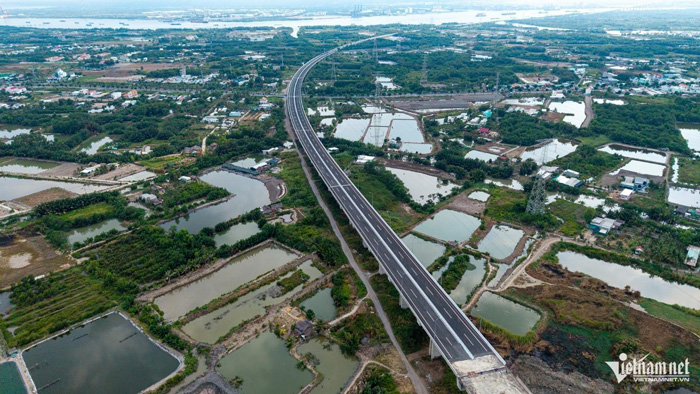 cao tốc Bến Lức - Long Thành dài 58 km
