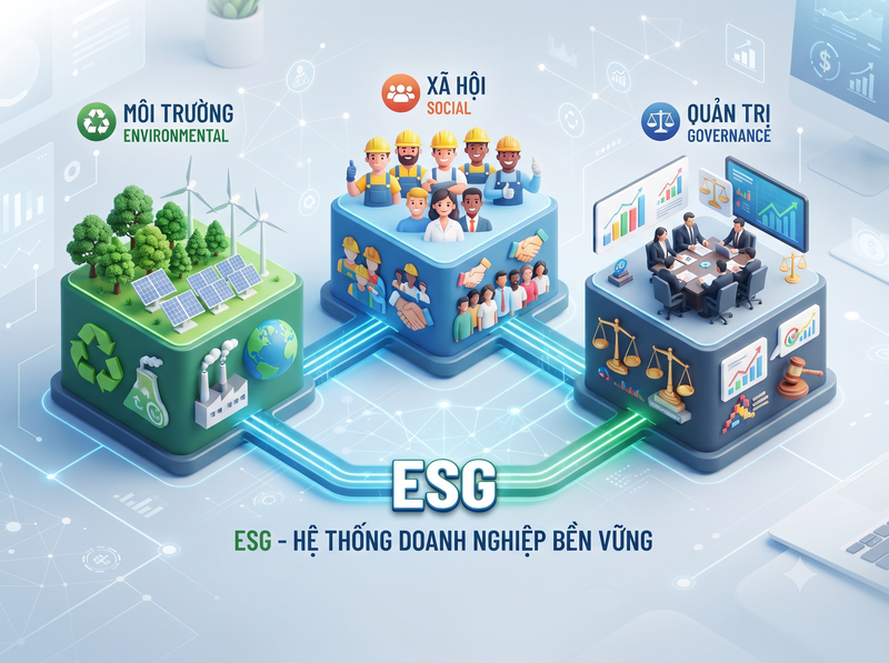 ESG và xu hướng phát triển bền vững của doanh nghiệp