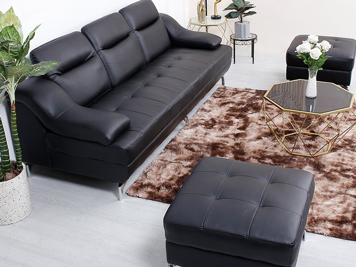 5 mẫu sofa da Ý cho phòng khách sang trọng