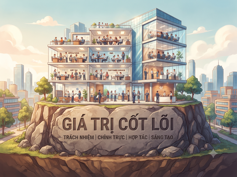 Cách xây dựng giá trị cốt lõi cho doanh nghiệp