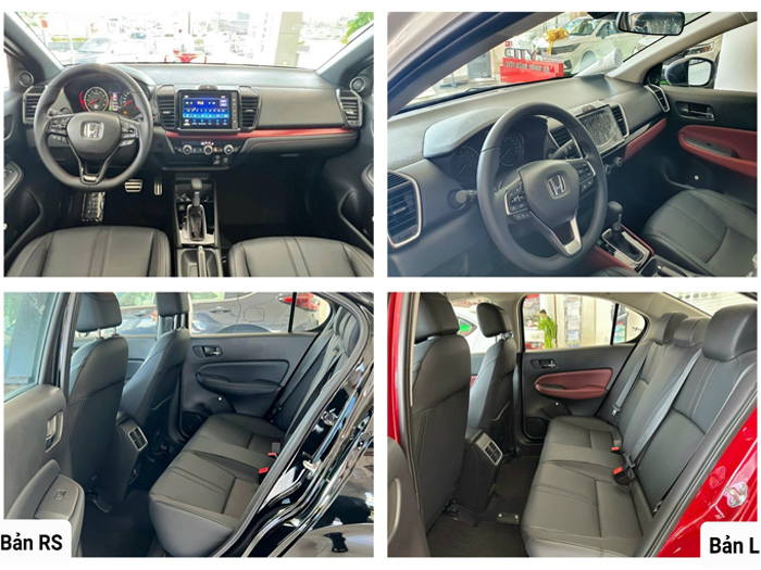 Honda City bản L là gì? So sánh Honda City bản L và RS chi tiết