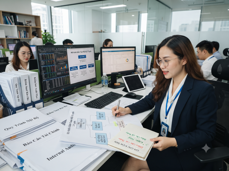 Kiểm toán nội bộ và vai trò trong quản trị rủi ro