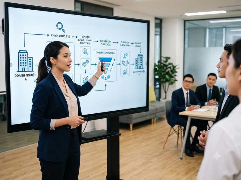 Chiến lược Marketing B2B giúp tăng hiệu quả chuyển đổi