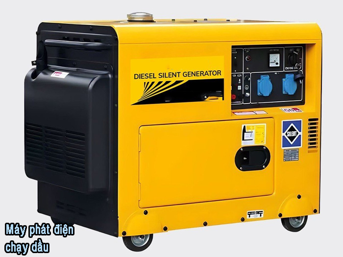 Máy phát điện gia đình chạy dầu và xăng loại nào tốt