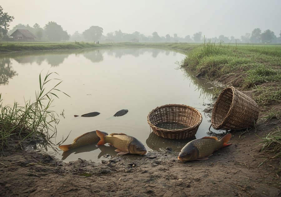 Mô hình nuôi cá chép cho người mới bắt đầu dễ áp dụng