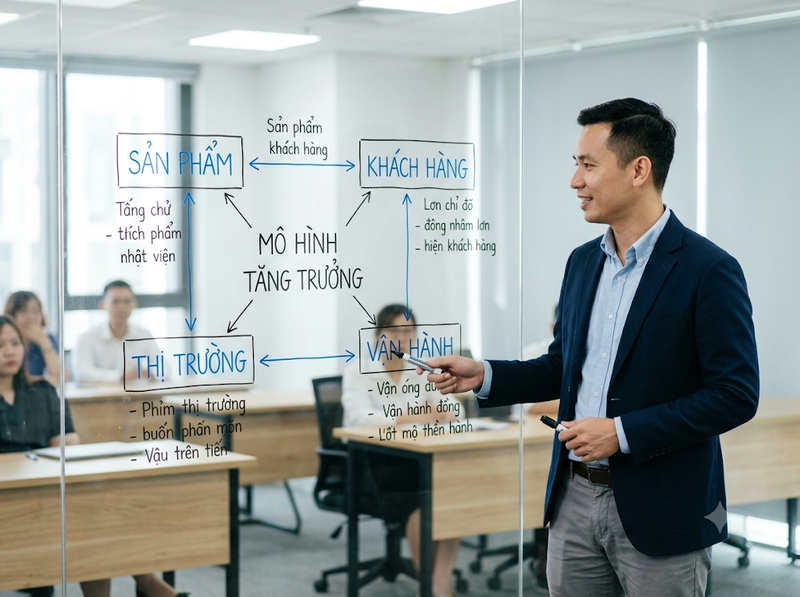 Tổng hợp mô hình tăng trưởng doanh nghiệp phổ biến hiện nay