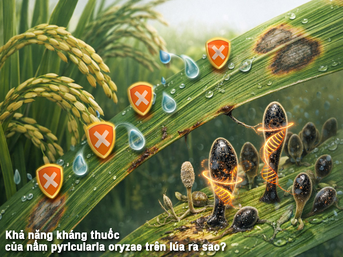 Vì sao nấm pyricularia oryzae gây bệnh đạo ôn khó kiểm soát?