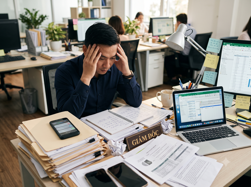 Cách tránh quá tải công việc khi điều hành doanh nghiệp