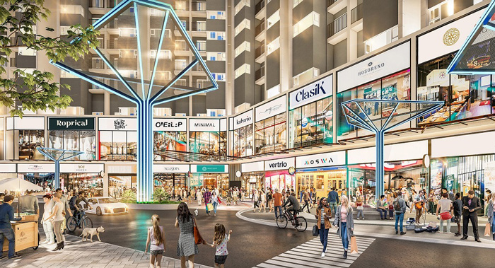 Mô hình shopping road nổi tiếng thế giới đã có mặt tại Shophouse Metro Star