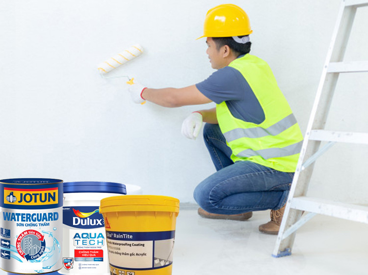 So sánh các loại sơn chống thấm ngược Dulux, Jotun và Sika