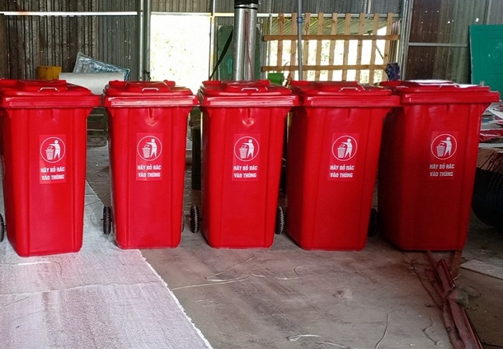 Thùng rác màu đỏ có ý nghĩa gì? Đựng chất thải nào?