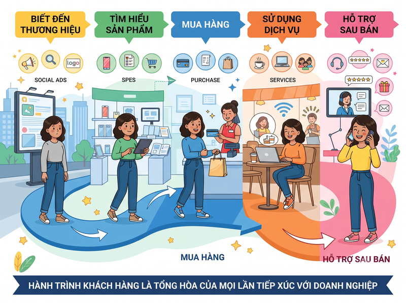 Trải nghiệm khách hàng giúp tăng lợi thế cạnh tranh