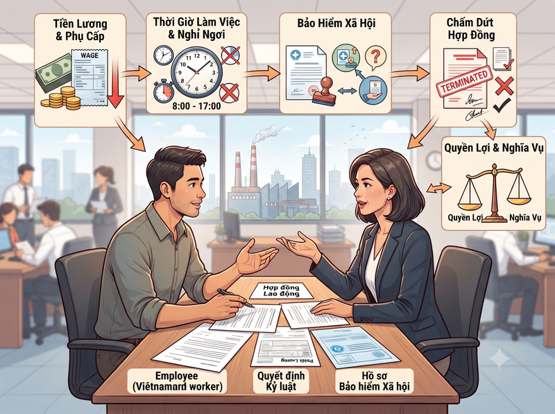 Cách giải quyết tranh chấp lao động đúng quy định