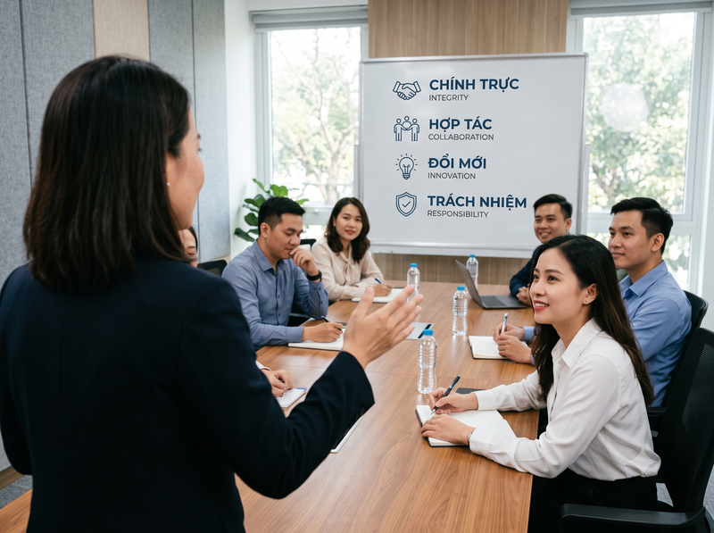 Văn hóa doanh nghiệp giúp xây dựng tổ chức bền vững