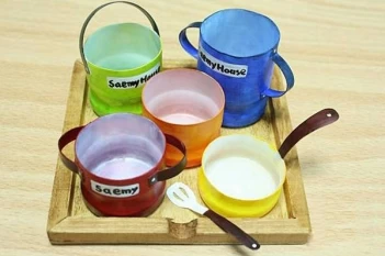 khay nhựa công nghiệp đựng đồ nhà bếp tái chế từ chai nhựa - Báo Thương Gia