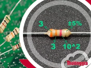 Cách đọc điện trở 4 vòng màu siêu nhanh trong 3 bước