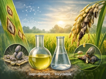 Công dụng hoạt chất isoprothiolane và tricyclazole đối với đạo ôn lúa