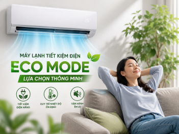 Máy lạnh tiết kiệm điện nên chọn loại có Eco Mode