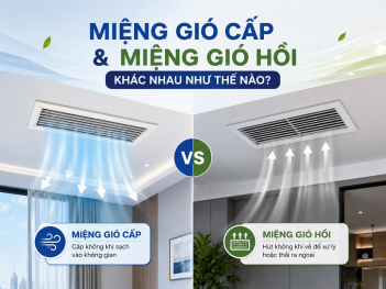 Miệng gió cấp và miệng gió hồi khác nhau như thế nào
