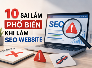 10 sai lầm phổ biến khi làm SEO website