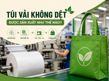 Túi vải không dệt được sản xuất như thế nào