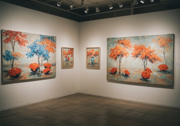 Tranh sơn dầu Dương Tiếng - Dấu ấn nghệ thuật Việt đương đại - Báo Thương Gia