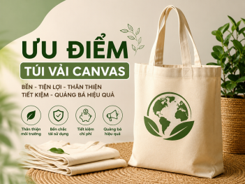 Ưu điểm của túi vải canvas trong kinh doanh và tiêu dùng