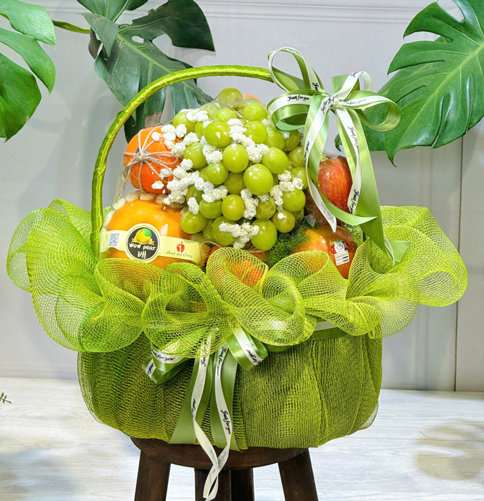 bảo quản trái cây trong giỏ
