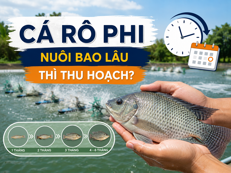 Cá rô phi nuôi bao lâu thì thu hoạch