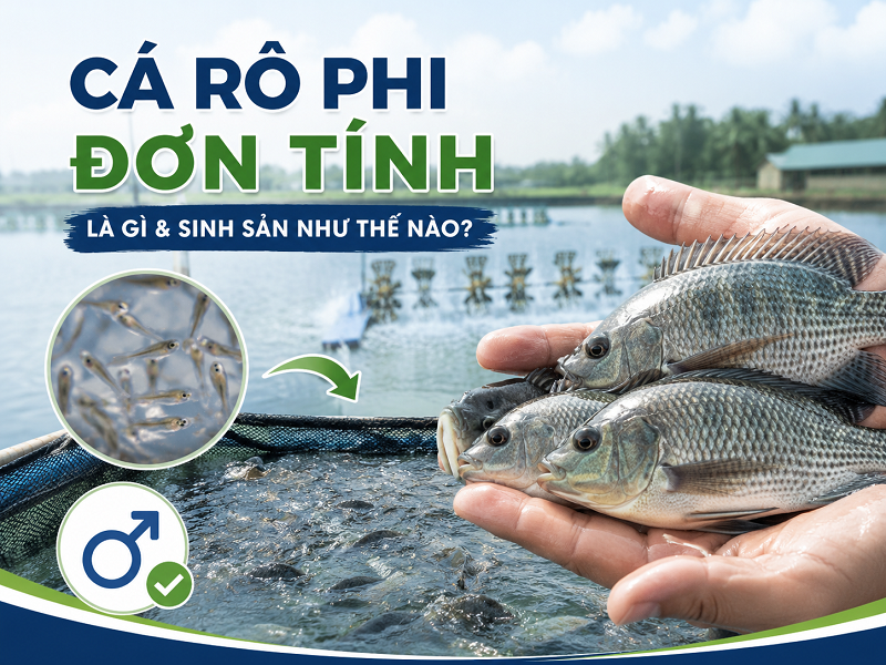 Quy trình nuôi cá rô phi đơn tính từ chọn giống đến thu hoạch