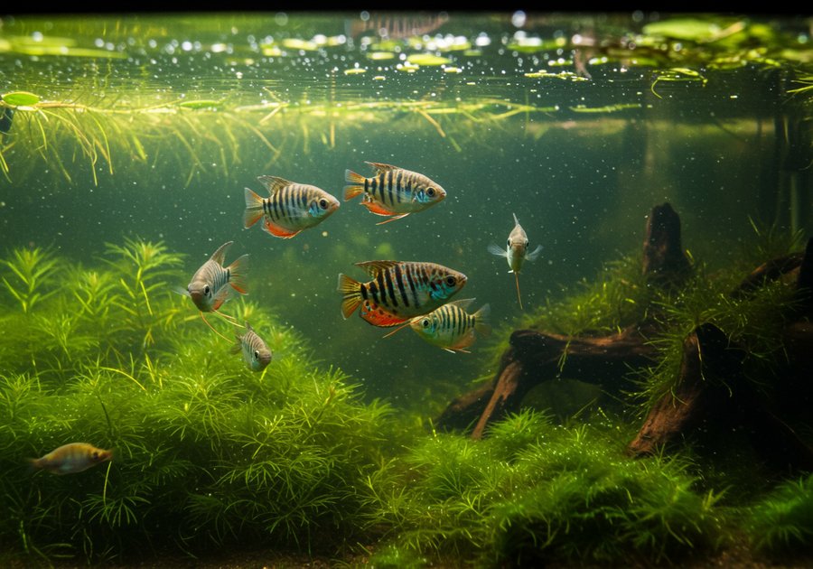 cá sặc gấm có cần oxy không