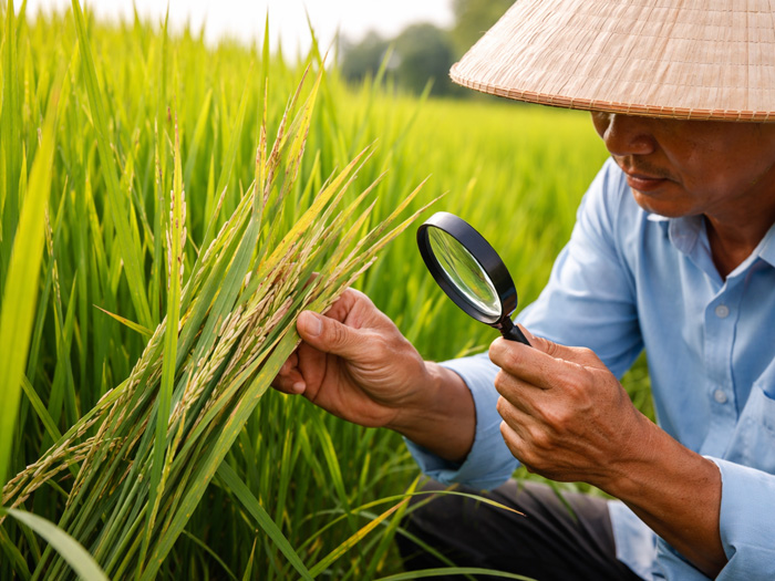 cách trị bệnh đạo ôn trên lúa