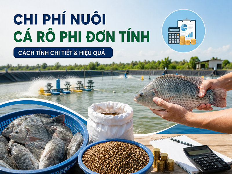 Chi phí nuôi cá rô phi đơn tính bao gồm những khoản nào