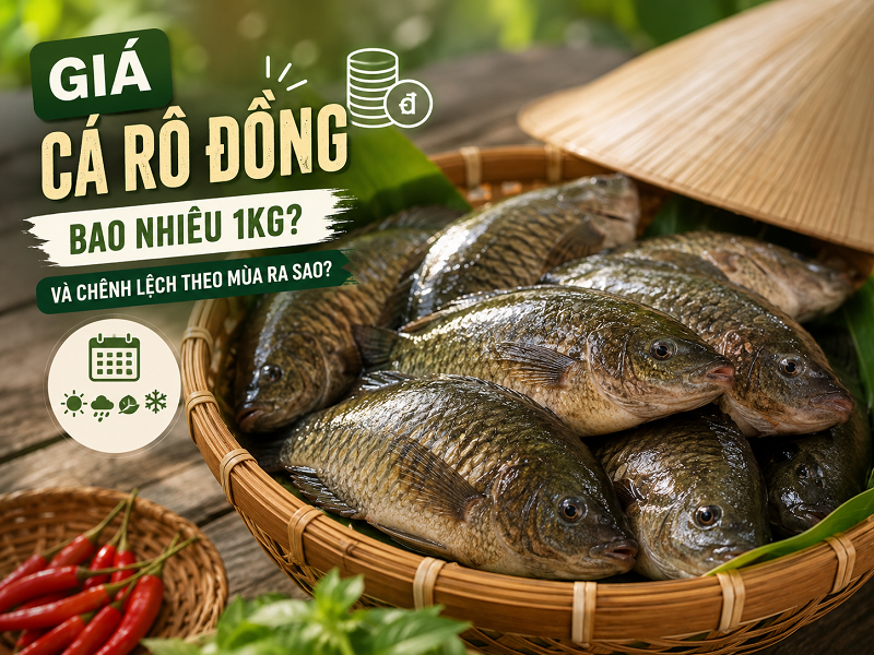 Cá rô đồng bao nhiêu 1kg và giá thay đổi theo mùa như thế nào