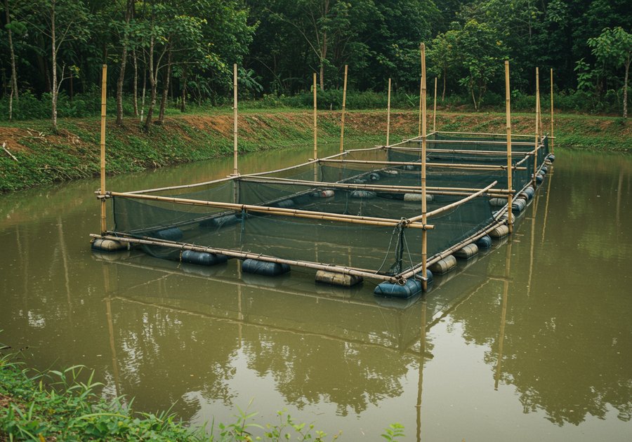 kỹ thuật nuôi cá rô phi trong lồng