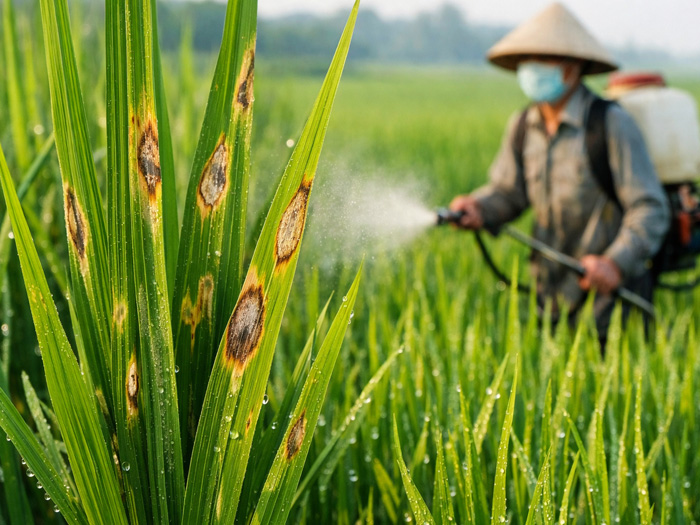 lúa bị đạo ôn