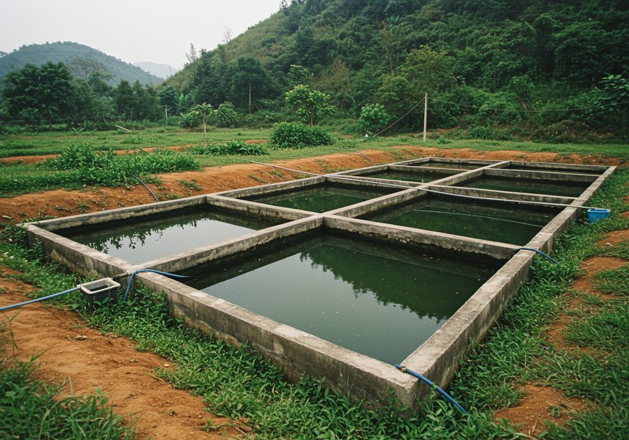 nuôi cá rô đồng trong be xi măng