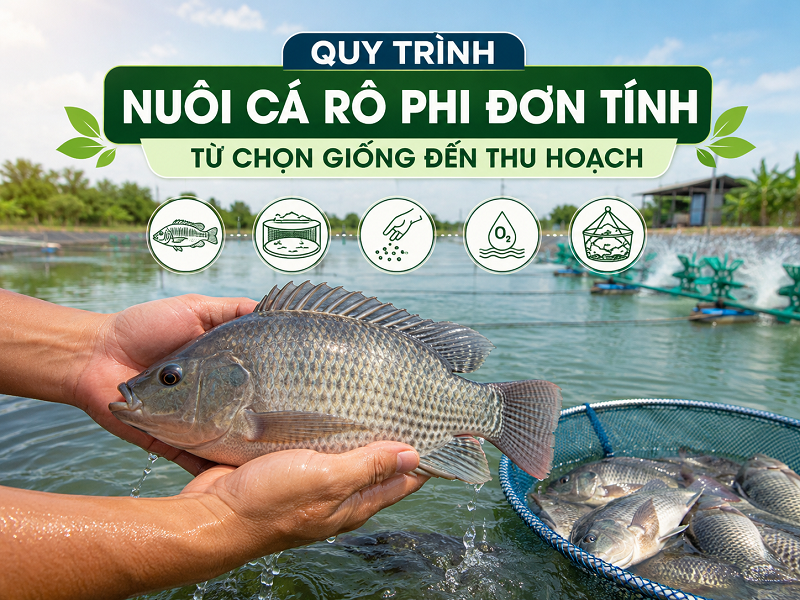Cá rô phi đơn tính là gì và sinh sản như thế nào