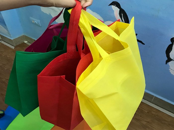 túi vải không dệt và vải bố